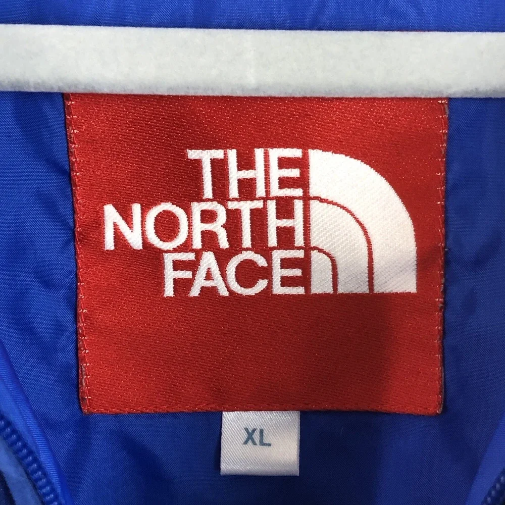 Vintage The North Face Red Label Colorblock Windbreaker Jacket Size XL Red Blue
